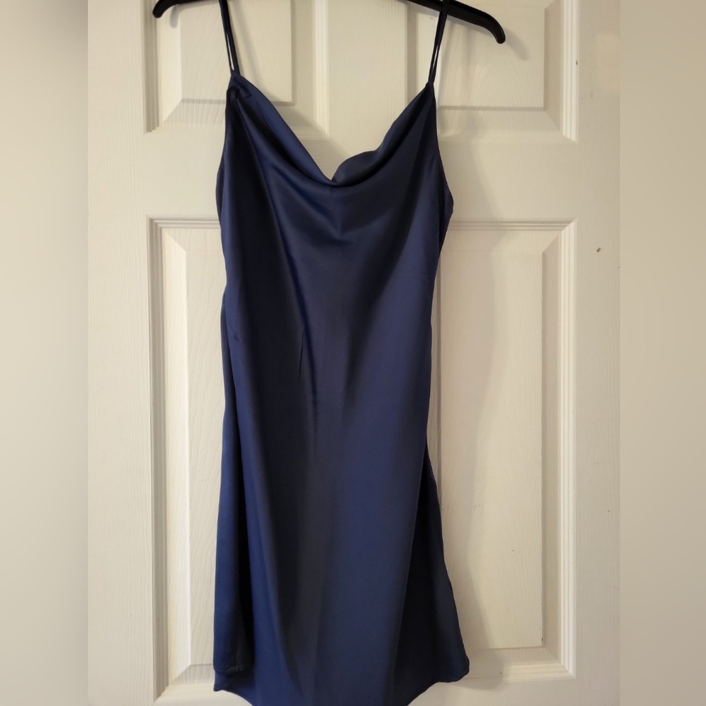 BNWT Navy Urban Outfitters Slip Dress